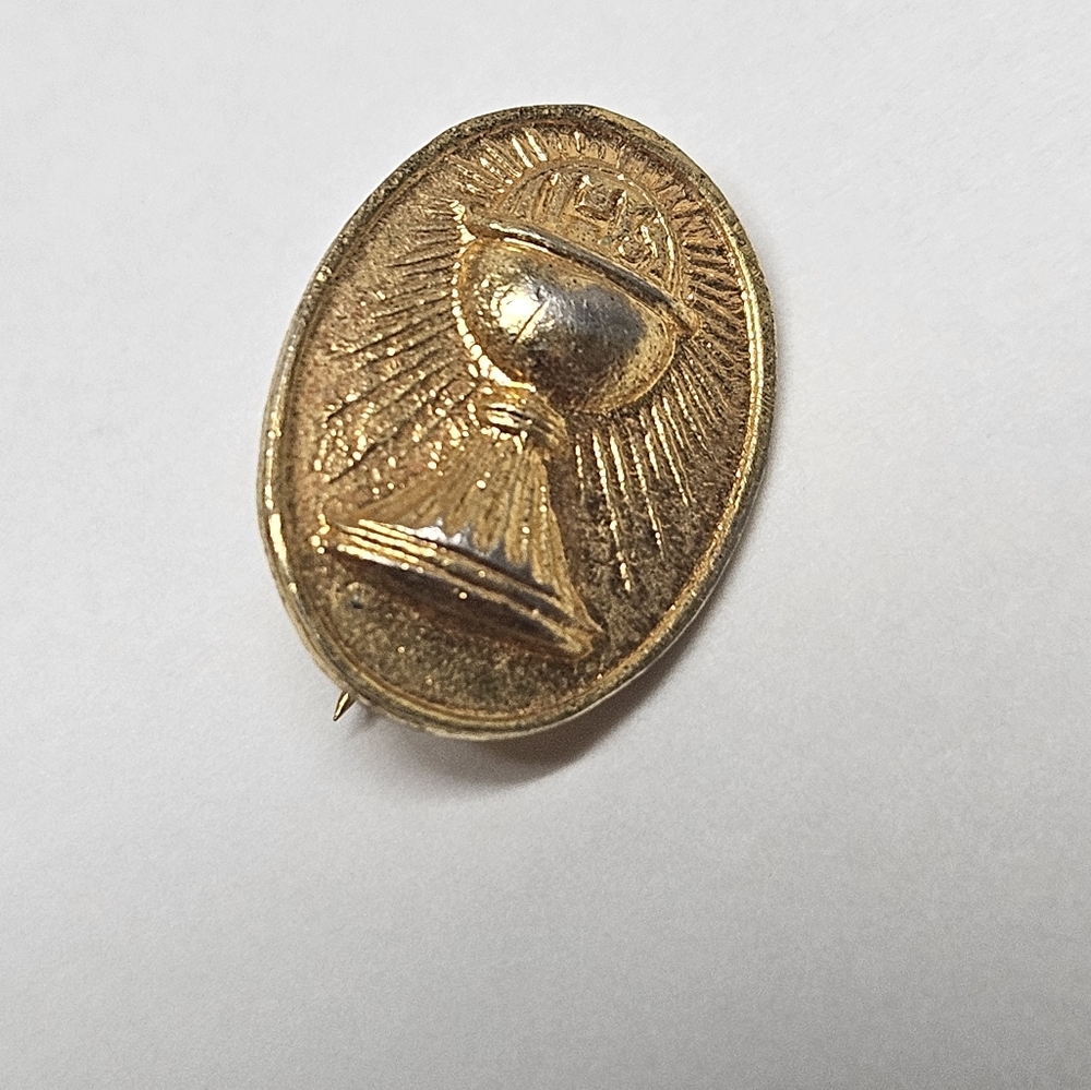 First Communion Gold Chalice Pin